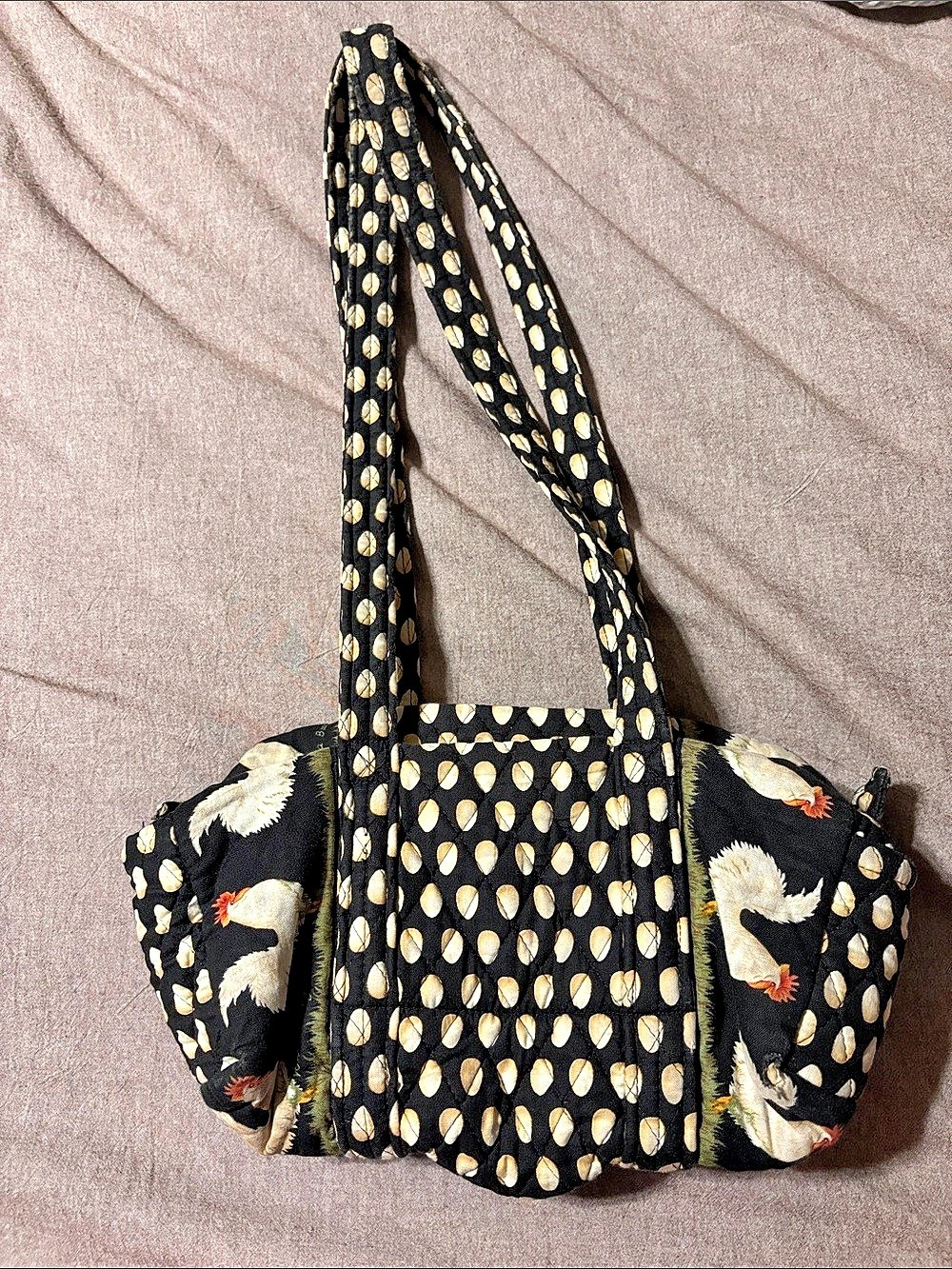Vera Bradley Vintage chicken duffle small
